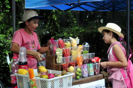 Fresh juice stands