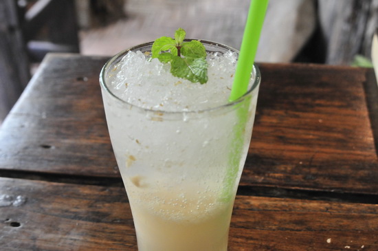 Mint, ginger and lime fizz
