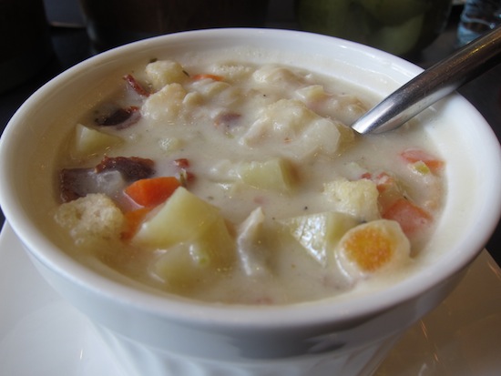 New England clam chowder -- my personal homesickness cure.