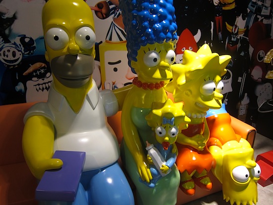 I never thought life-size Simpsons would be so frightening.