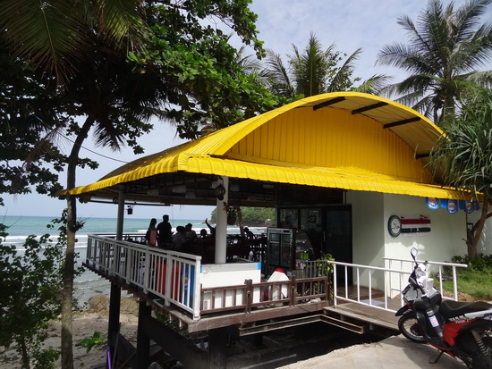 Pantai served sunny side up.