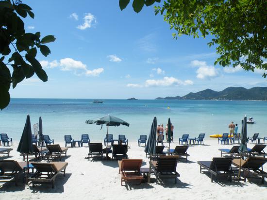 Chaweng Noi Chaweng Garden beach resort beach area