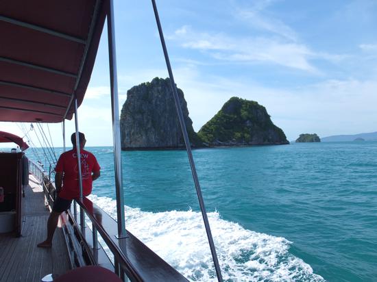 Too calm to get seasick.