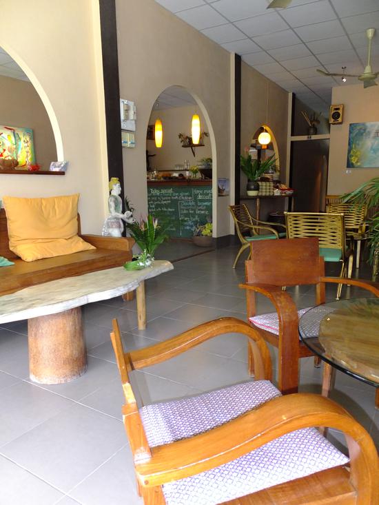 Just the spot to escape with a book and something delicious.