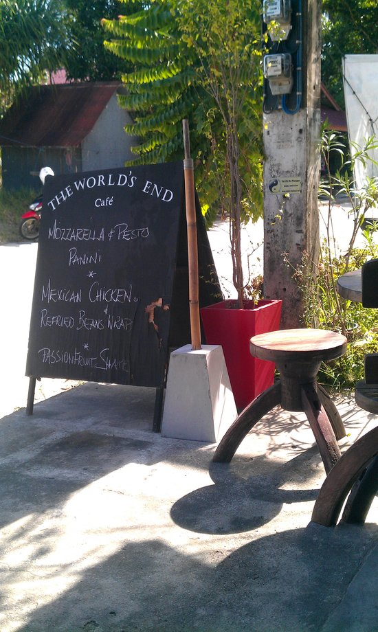 World's End sign