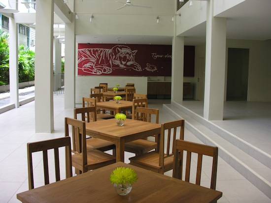 Generous space and light are themes throughout the hostel.