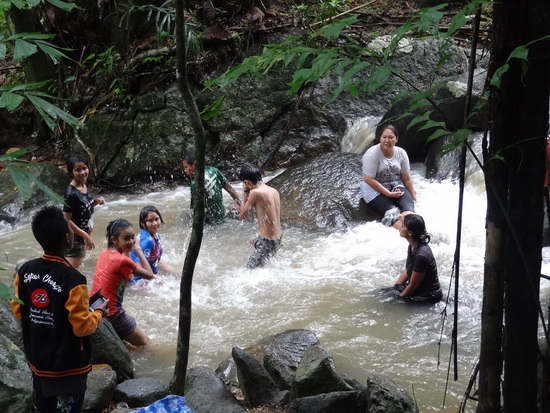 Families flock here to beat the heat.