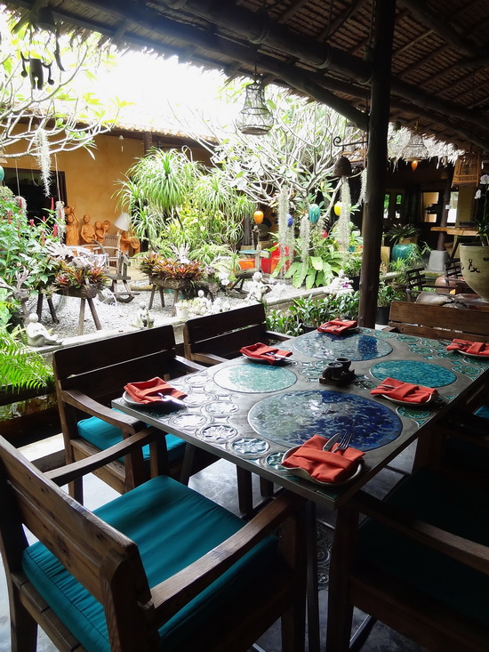 Every table top is a work of art.