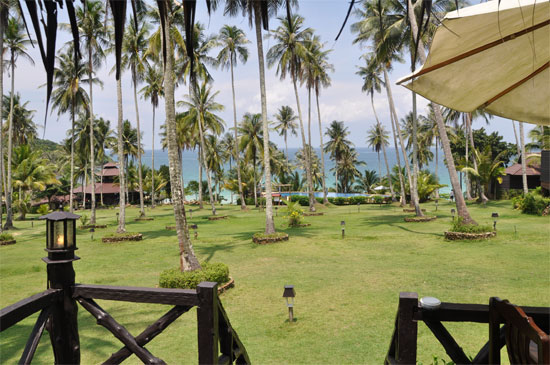 Easy to keep an eye on the kids at Koh Kood Beach Resort.