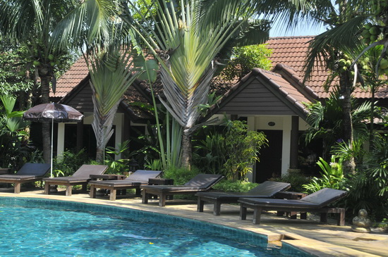 The pool-side rooms