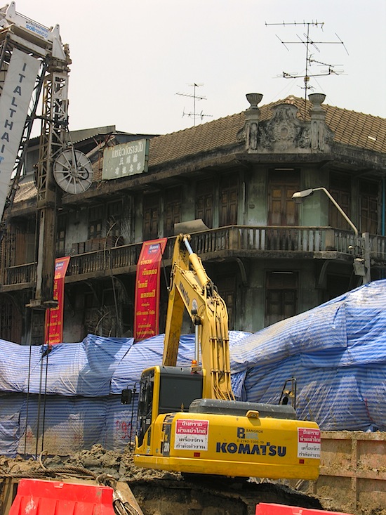 Though some century-old shophouses hold their ground, many have already been destroyed.