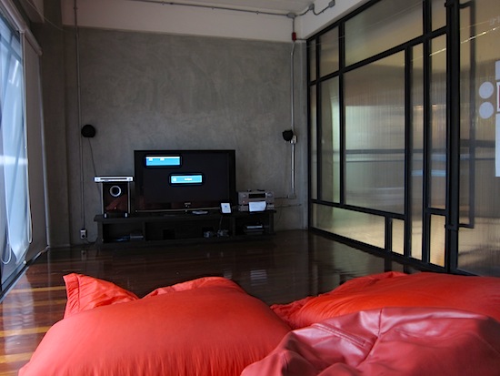 Bean bag fight!