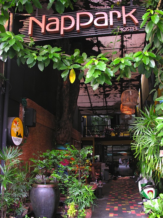 NapPark's entrance is its most stylish part.