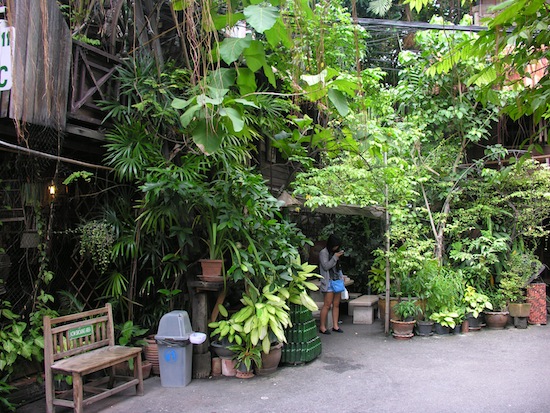 From the outside, the building looks like it belongs in rural Nakhon Pathom.