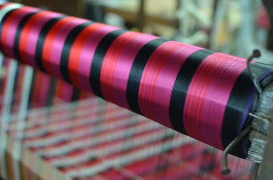 The silk-weaving tradition has stood firm in Baan Krua.