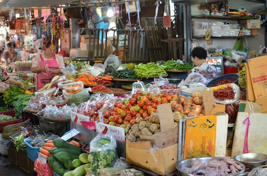 One of countless produce vendors.