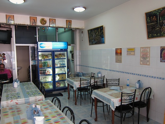 Chennai Kitchen fills up at peak hours.