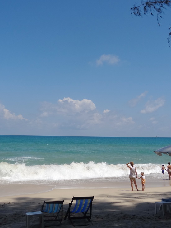 Serenity on the sands. Bangtao's northern end has a more isolated feel.