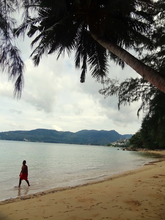 The rustic Hua beach is hidden away in a luxury enclave.