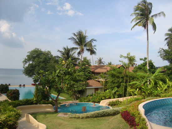 Take a luxurious dip at The Village Coconut Island.