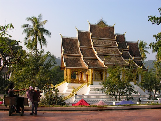 An ordinary Luang Prabang scene.