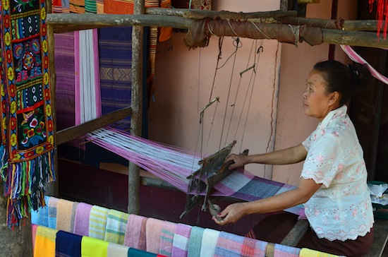 The silk weaving makes for better photos.