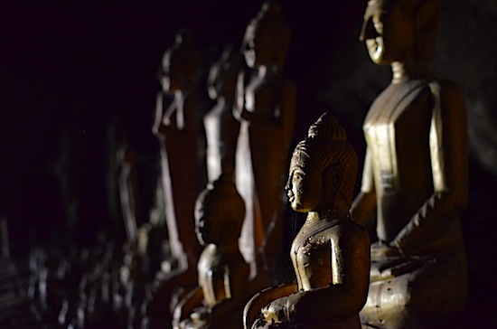 The cave houses thousands of ancient Buddhas.