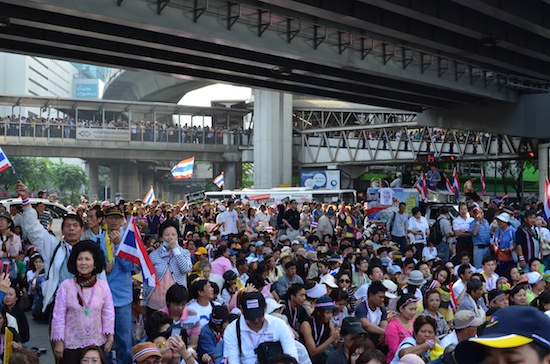 "What do we want!?" "Traffic jams!"