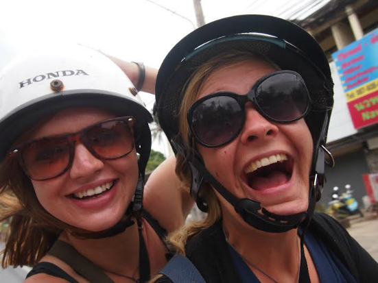 wear a helmet on Ko Pha Ngan