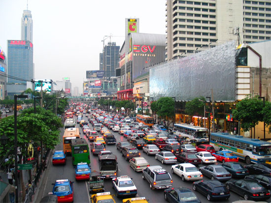 Who needs a protest to shutdown the city? Not Bangkok!