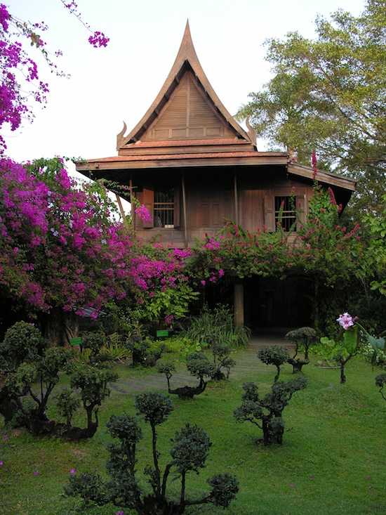 One of many Thai houses at Sampran.