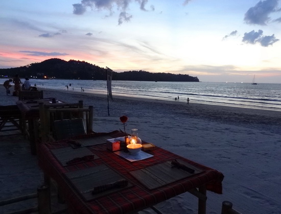 Sunsets and seafood await on Bangtao beach.