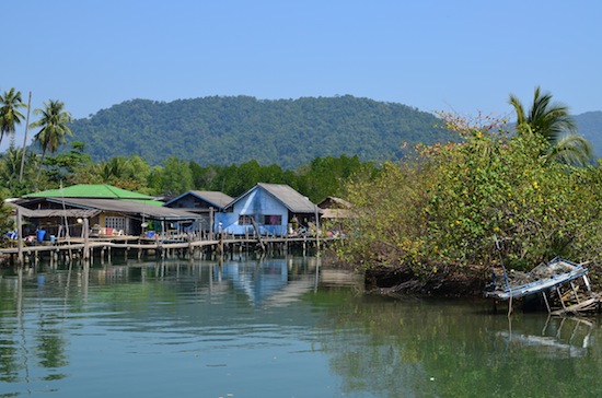 The view from Mangrove Hideaway.