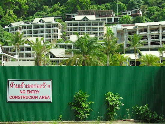 Once upon a time there were 30-baht bungalows here.