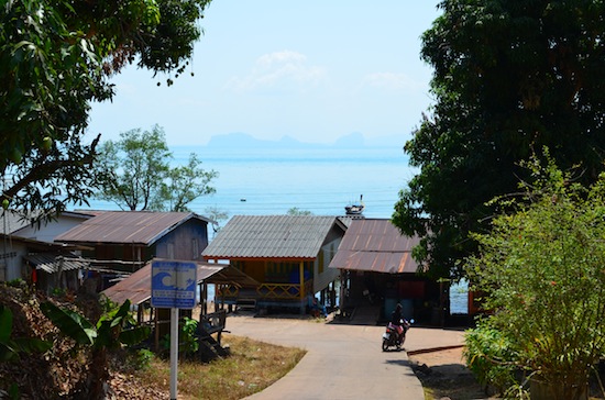 Heading into Sang Kha-U village.