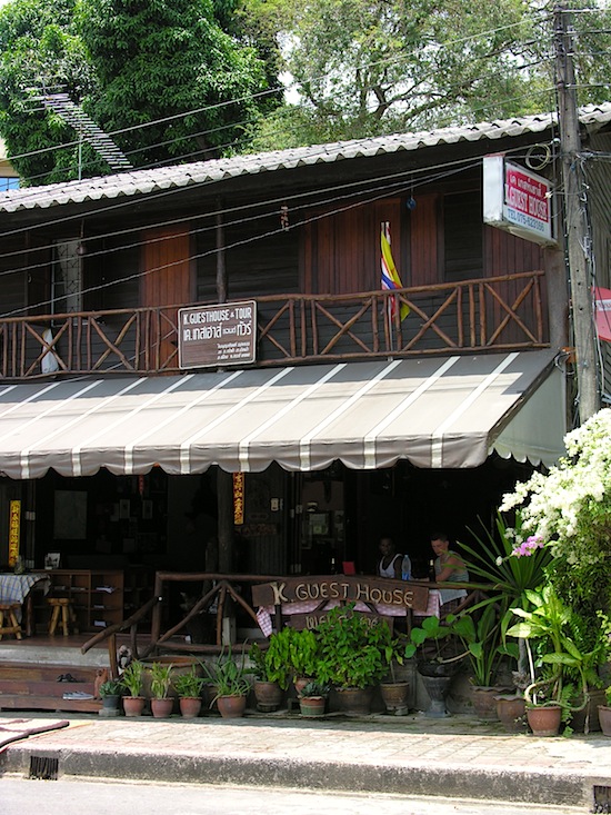 The old way: K Guesthouse in Krabi town.