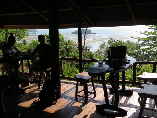 Scenic spot for breakfast.