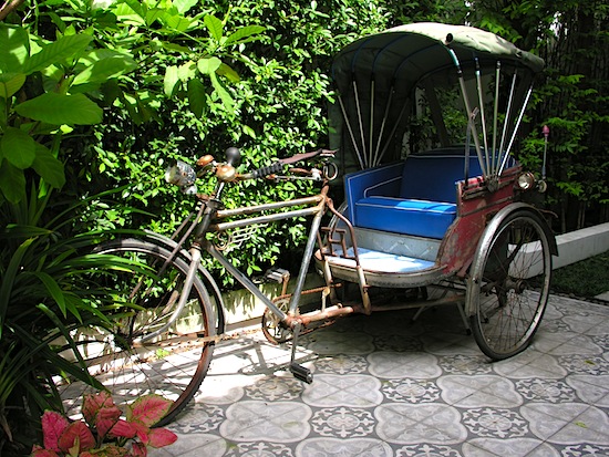 So that's what tuk tuks looked like before engines.
