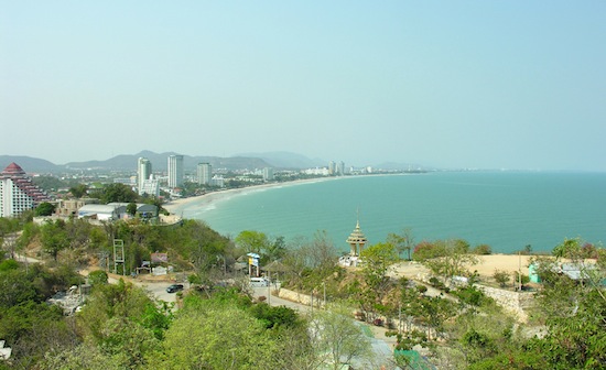 Hua Hin is a full-on beach resort town.