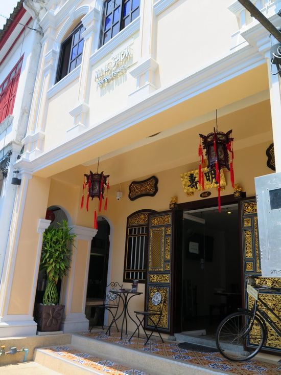 Come on in. The golden doorways offer an inviting welcome.