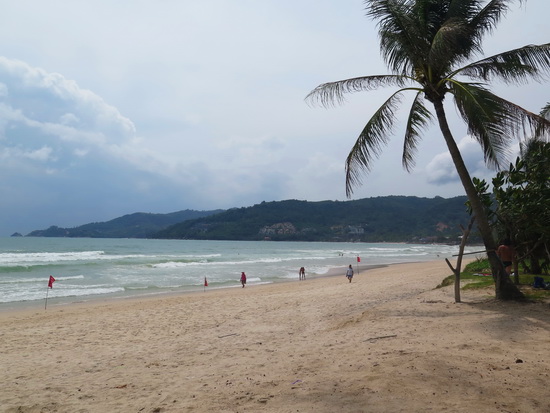 Where is this empty, white-sand beach? Patong!