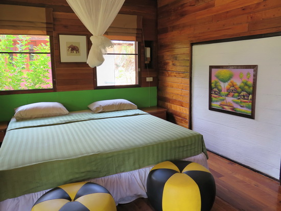 Cute, yes? One of Suntisook's colourful rooms.