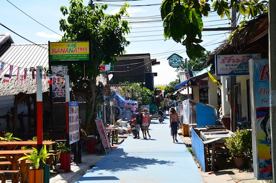 Walking Street is a five to 10-minute walk from every beach.