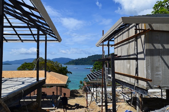 A common sight on Lipe.