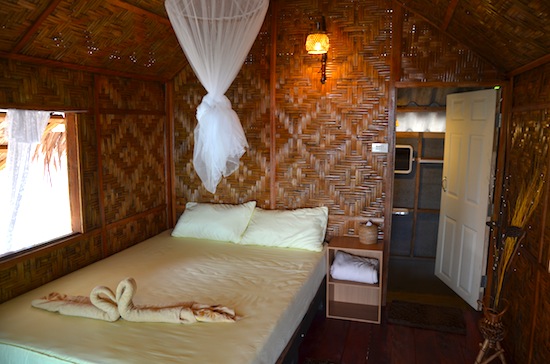Inside one of Nurse House's bungalows.