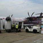 You take a pretty small plane.