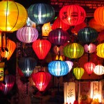 The brand new night market, the cheapest place in town to buy a silk lantern.