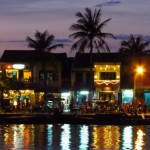 The stunning view back over old Hoi An Town