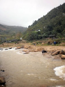 We weren't tempted to swim.