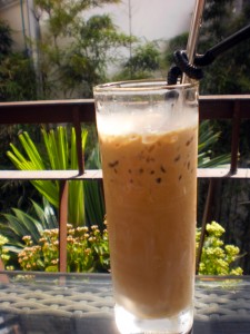 A Saigon coffee in Hanoi.